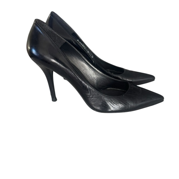 Stuart Weitzman Black Stiletto Pump 8 - Picture 1 of 6